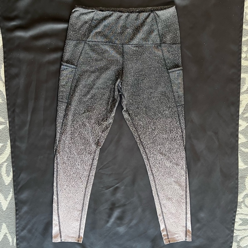 Champion XL Black Gray light pink Activewear leggings